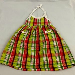 Gymboree Seersucker Halter Dress 4T